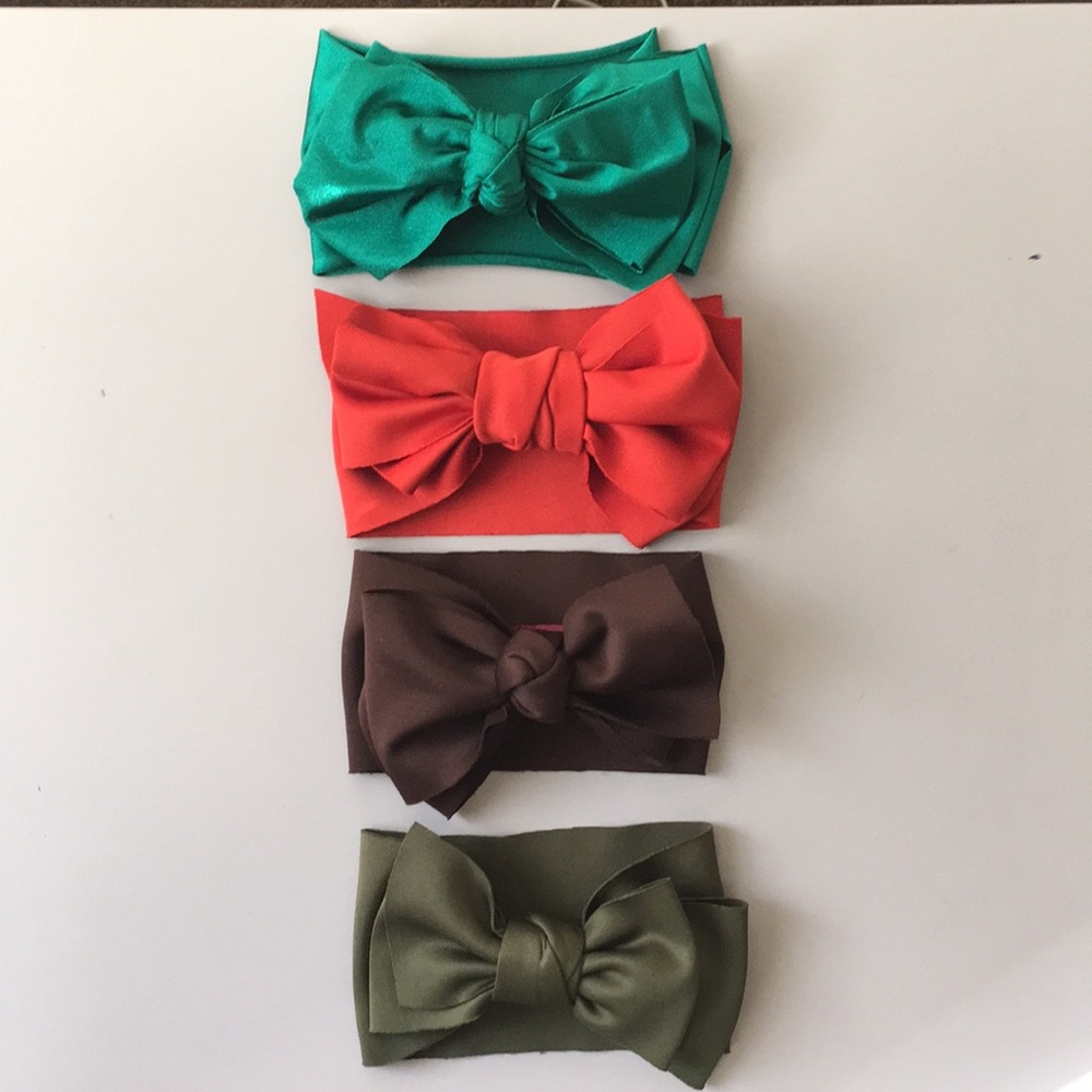 4 Baby Girl Headbands 👶👧